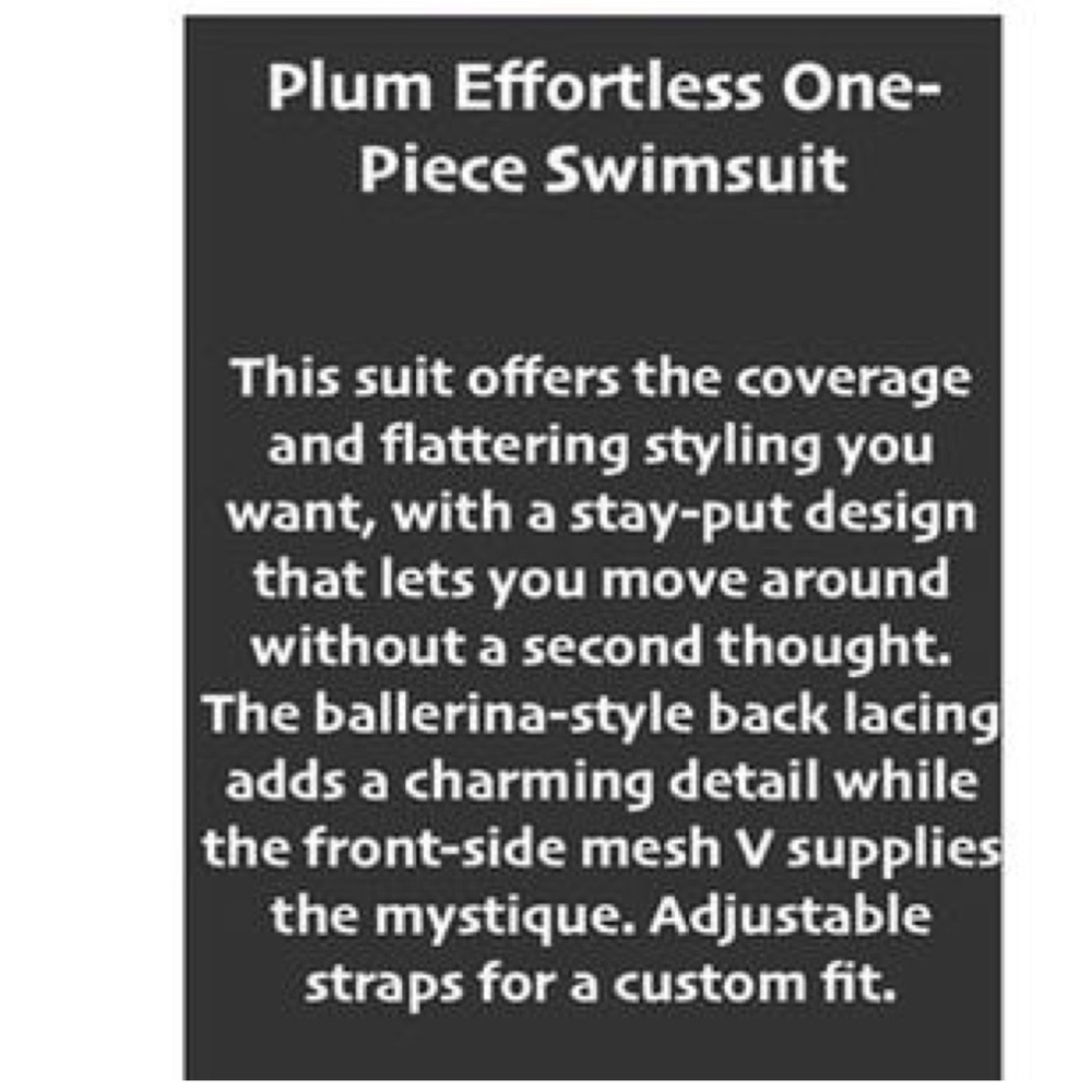NWT Zyia effortless one piece swimsuit - size XS (2-4) - Picture 12 of 12